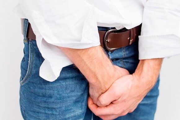 pijn in de lies met ernstige prostatitis